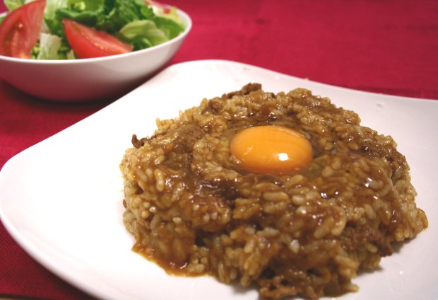 月見カレー1