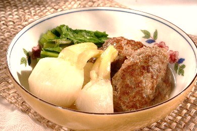 小かぶと肉団子のあっさり煮１